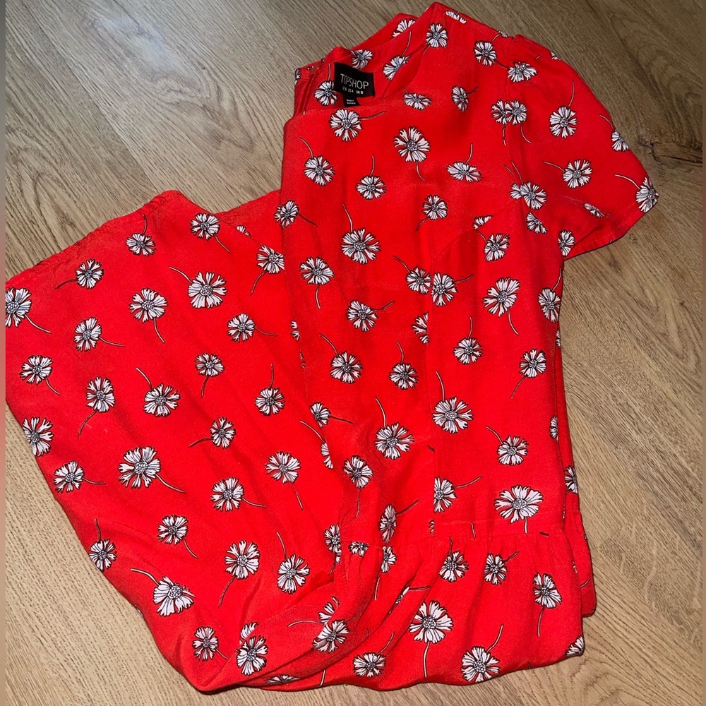 Red TOPSHOP dress